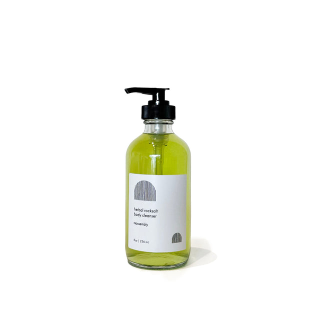 herbal rock salt body cleanser