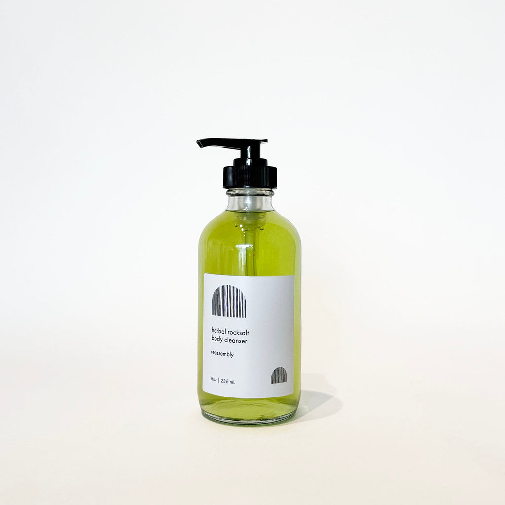herbal rock salt body cleanser
