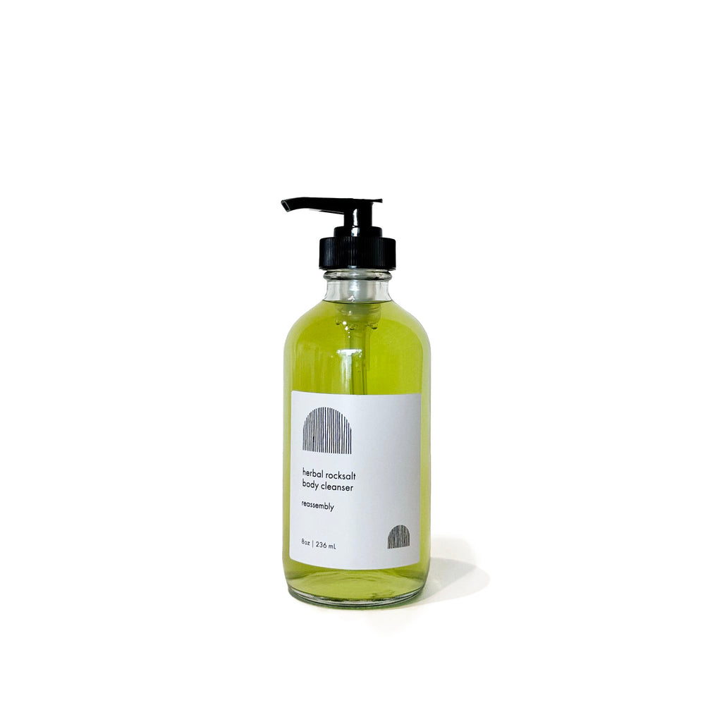 herbal rock salt body cleanser