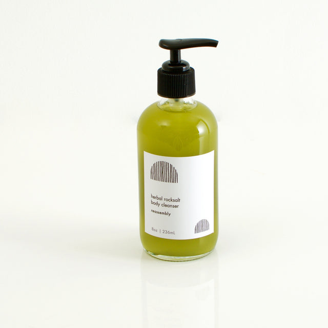 herbal rock salt body cleanser